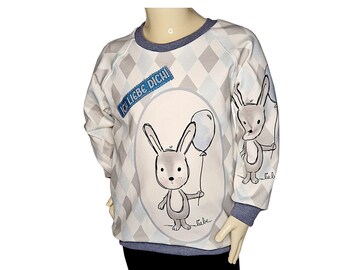 Raglan sweater size 104/110 Pippa & Piet Mamasliebchen