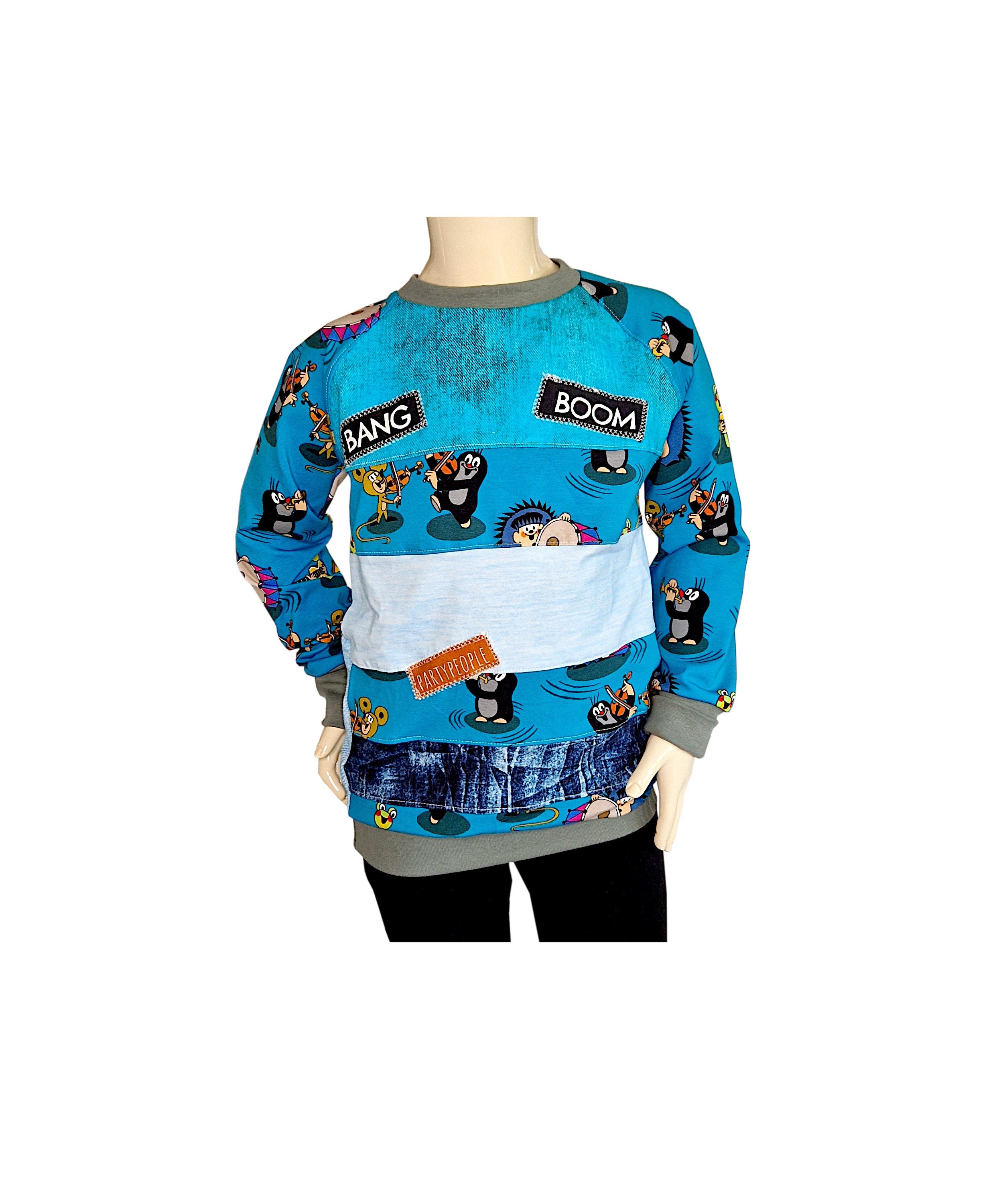 Pullover 98/104 Der kleine Maulwurf – lustige Musikanten