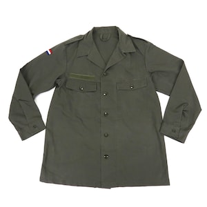 Vintage Dutch Army Fatigue Shirt - size Large