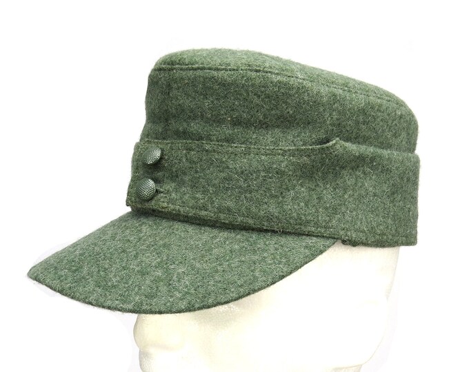 Wool Field Cap German Feldgrau Wool Field Cap - Etsy