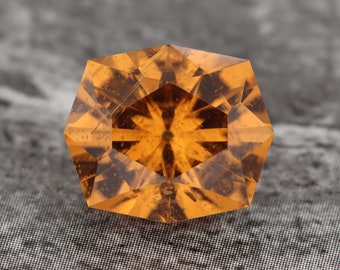 Precision cut 4.15ct Jeffrey Mine Hessonite Garnet