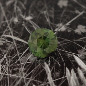 Precision cut 1.25ct Green Australian Sapphire