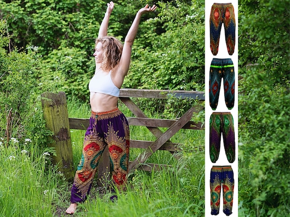 LIGHTWEIGHT YOGA PANTS Unisex Freesize Stretchy Harem Yoga Summer Lounge  Trousers Cultural Roots -  Canada