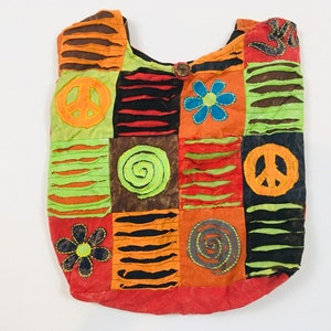 Hippy Boho Eco Friendly Natural Materials Sling Bag Hippie | Etsy