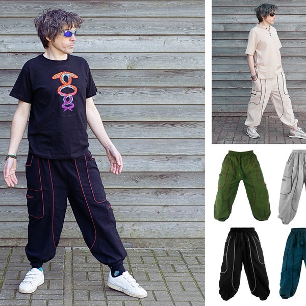 ALI BABA PANTS - Unisex Harem Baggy Fit Urban Streetwear Hose - Kulturelle Wurzeln