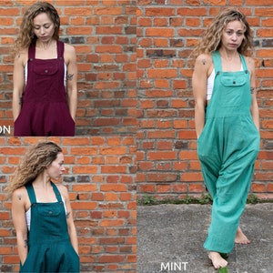 HAREM DUNGAREES Ali Baba Unisex Jump Suit Overalls Romper 11 Color Options Cultural Roots image 7