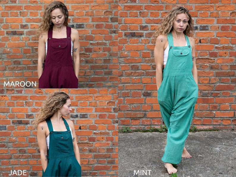 HAREM DUNGAREES Ali Baba Unisex Jump Suit Overalls Romper 11 Color Options Cultural Roots image 7