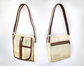 Hemp Shoulder Bag - Hand Crafted eco friendly - Made In Nepal