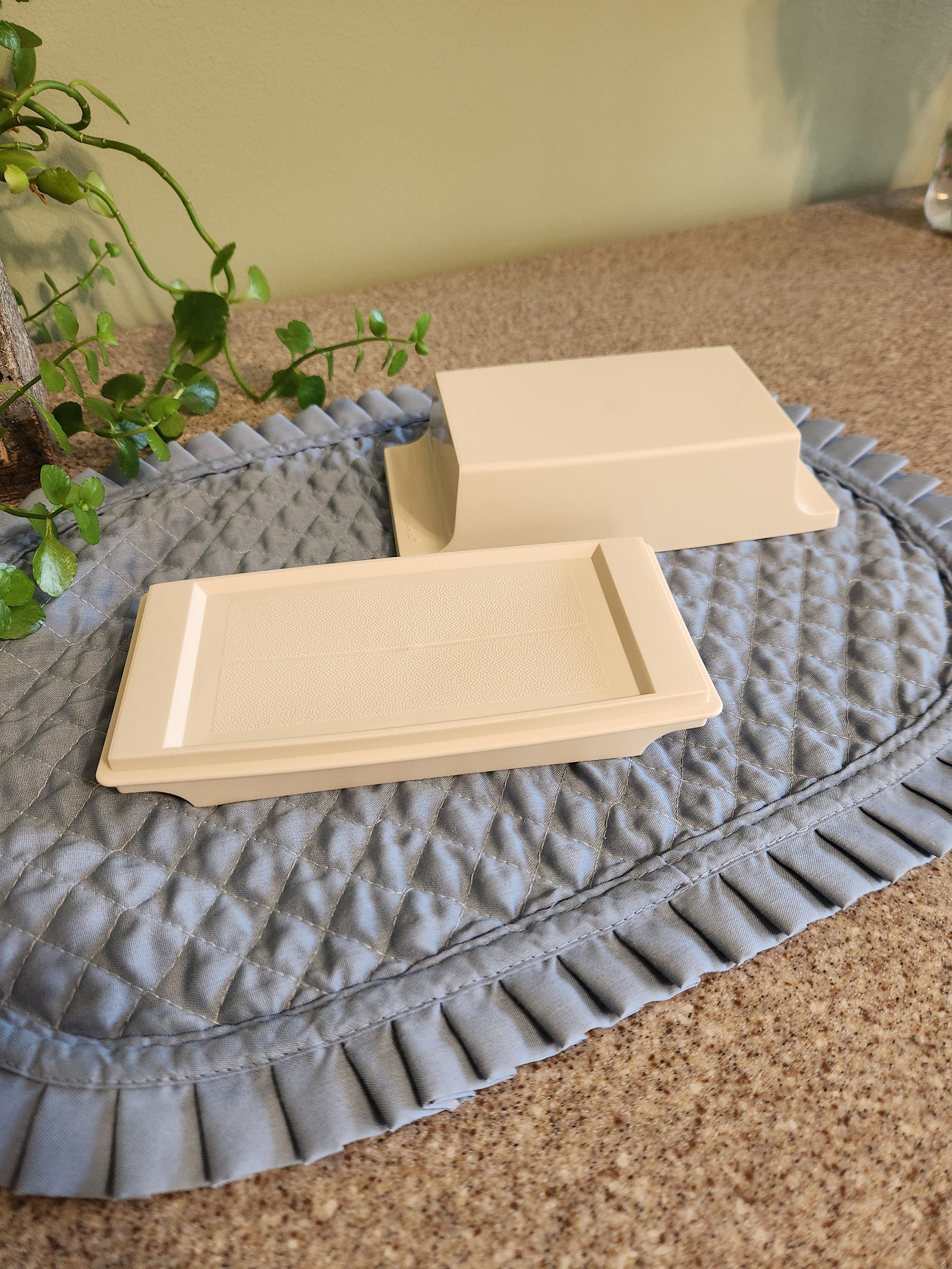 Tupperware Sticks Vintage 1990's Double Stick Tupperware Butter Dish #1512-4 - Etsy