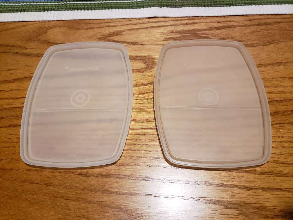 Vintage 1990's Tupperware Packette Divided Snack Container - Etsy