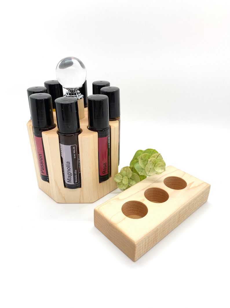 Carousel 8 Roller Bottle Display Essential Oil Storage Etsy