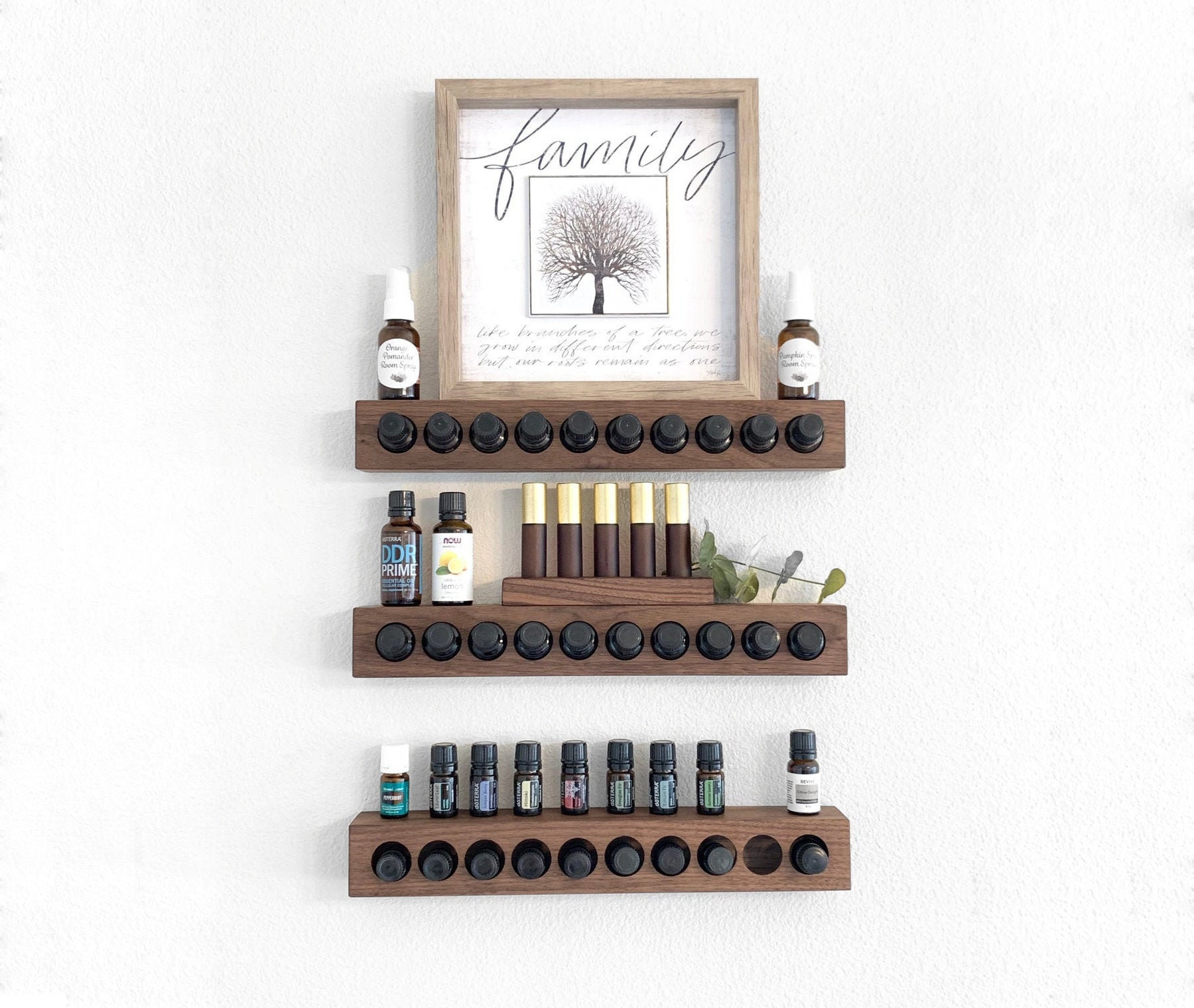 Essential Oil Storage Floating Shelf Drawer Insert Holds Etsy
