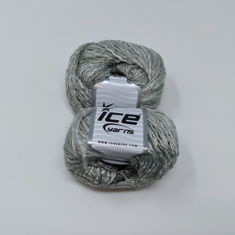 Ice Yarn Flamme Duo Grey Shades 50g 130m 2 Skeins 55261