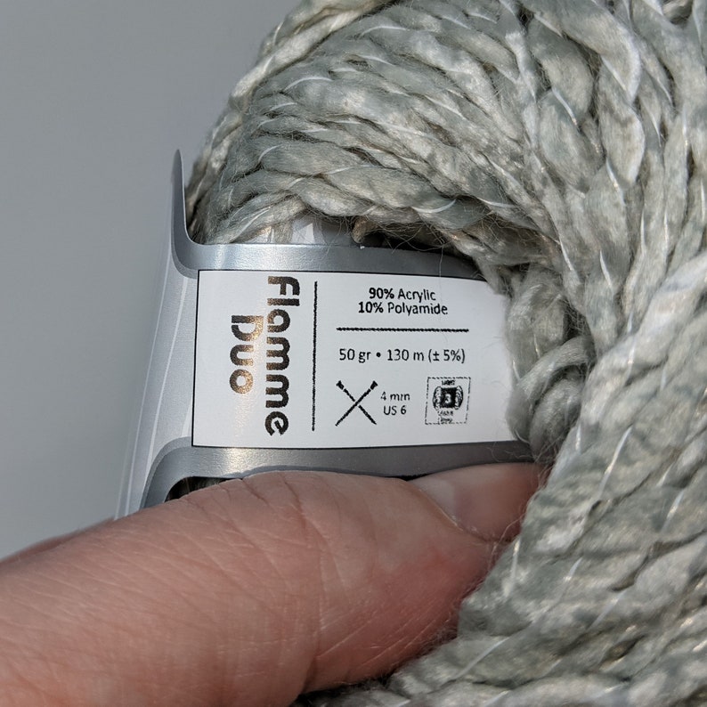 Ice Yarn Flamme Duo Grey Shades 50g 130m 2 Skeins 55261