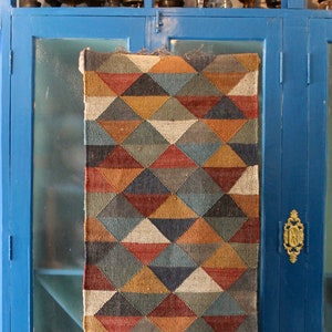 2 x 6 Jute Handwoven Kilim Runner Dhurrie Rug, 60 x 180 cm Handmade, Kelim, Dhurry, Indian, Turkish, Oriental, Traditional, Custom, Fabric