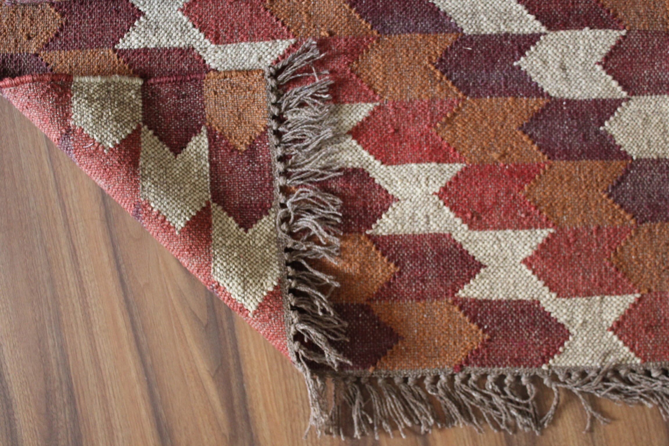 Buy 5 X 8 Ft, Handmade KILIM Rug, Multicolor Jute Rug Wool Rug