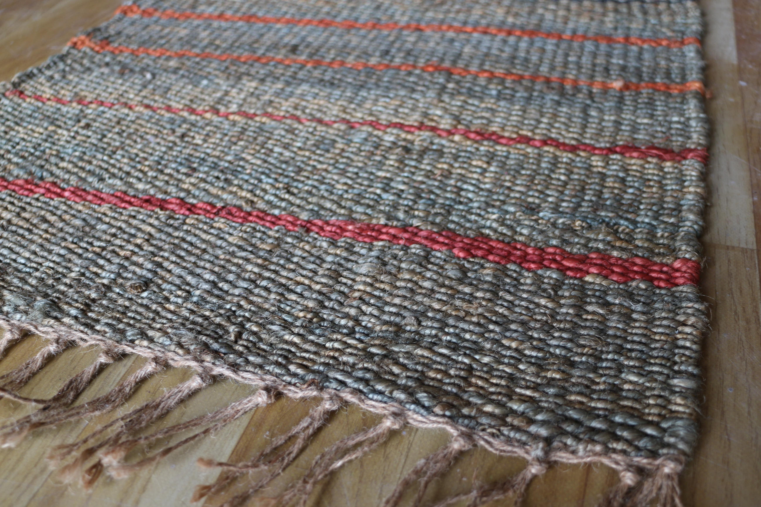 Handwoven Hemp Rug Dhurrie Traditional Natural Hemp Color Etsy