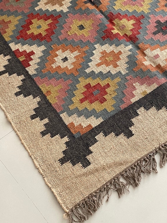 4' x 14' Vintage Kilim Runner Rug, Beige & Cream - Igors - Revival™