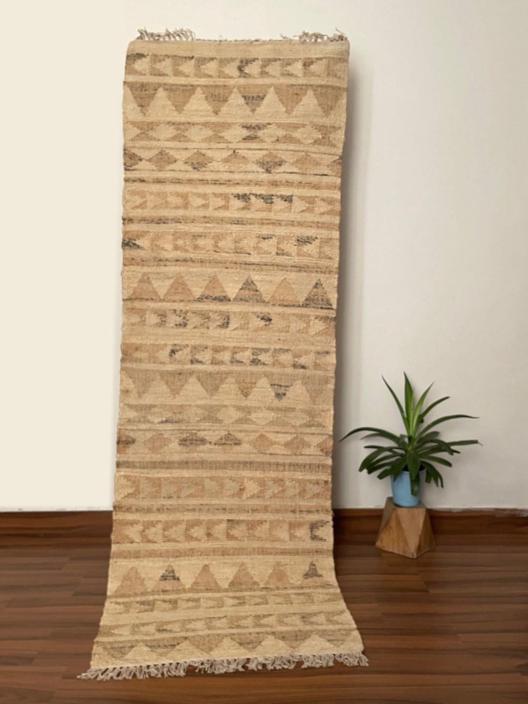 Handwoven Hemp Rug Dhurrie Traditional Natural Hemp Wine Etsy