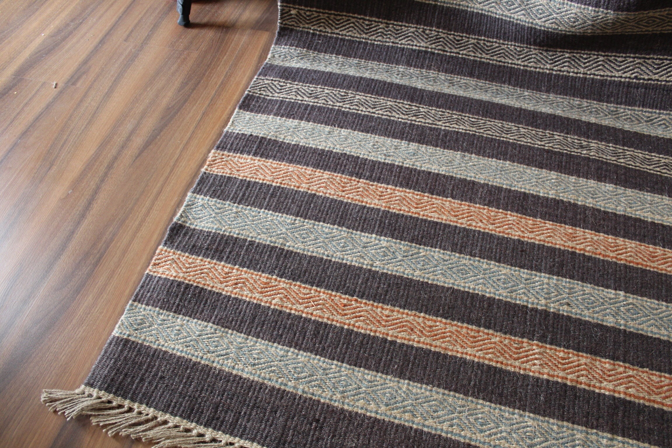 3x5 Handmade Jute Dhurrie Rug Custom Size Jute Dhurrie Small Etsy