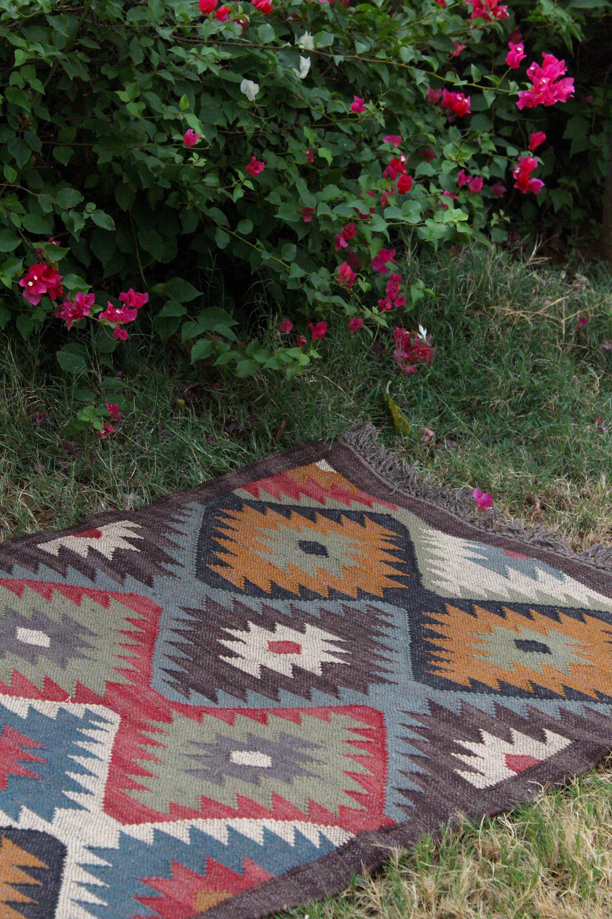 3 X 5 Jute Handwoven Kilim Runner Dhurrie Rug 90 X 150 Cm Etsy UK