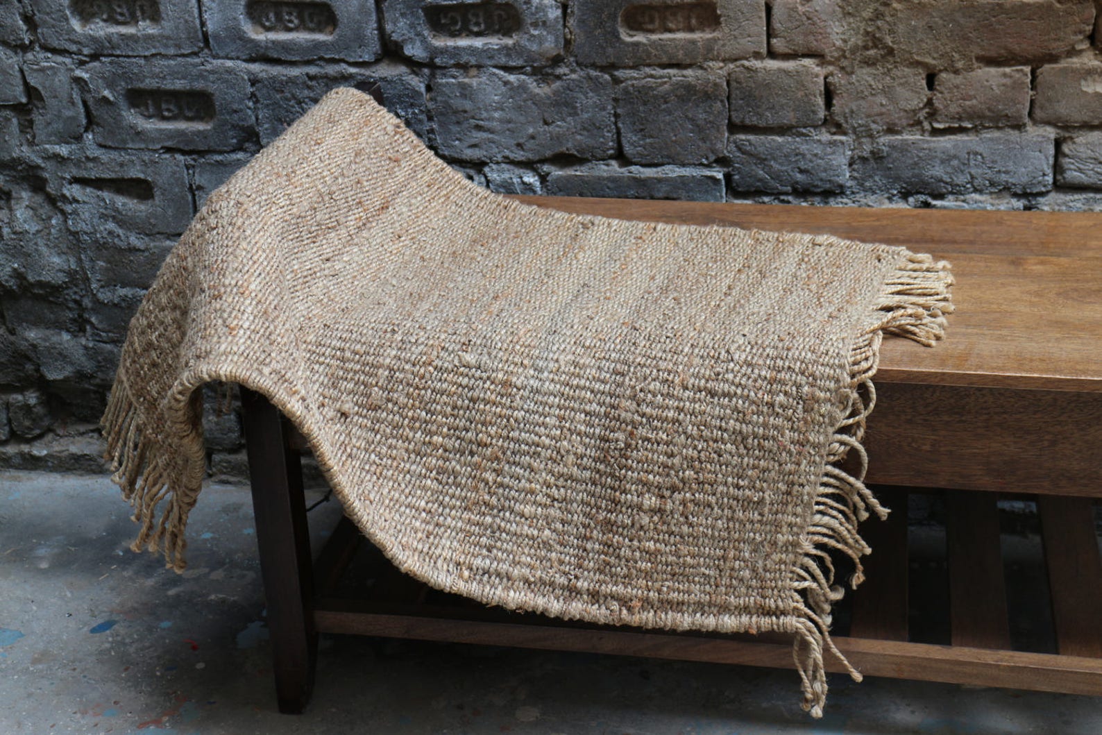 5 X 8 Ft. Handwoven Hemp Rug Dhurrie Traditional Natural Etsy