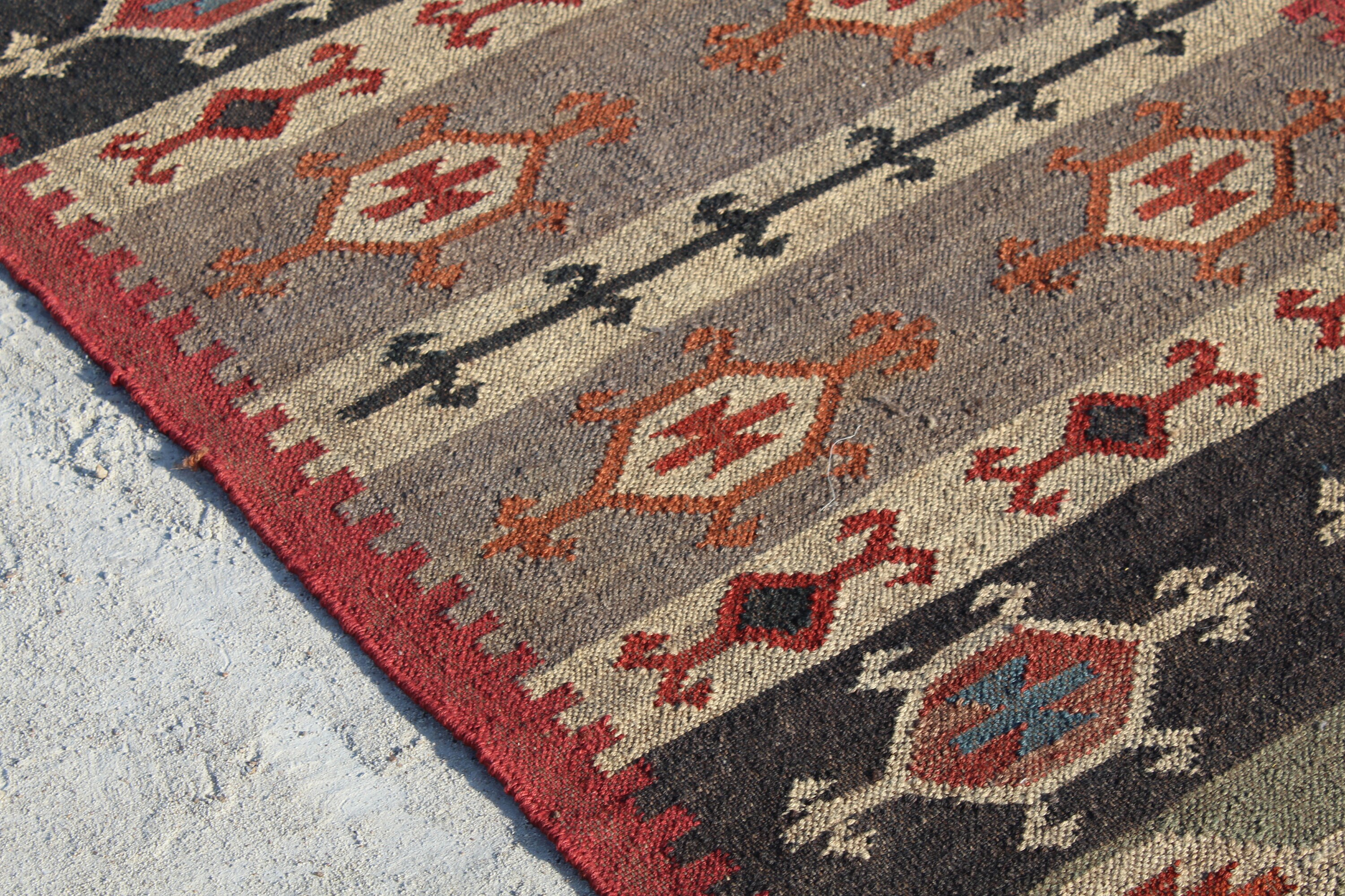 3 x 5 Jute Handwoven Kilim Runner Dhurrie Rug 90 x 150 cm Etsy