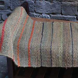 Handwoven Hemp Rug Dhurrie, Traditional, Natural Hemp Color, Hemp/Seagrass/Mountain Grass, 2 x 3, FREE SHIPPING