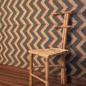 5 x 8 Ft - Jute-Woll-Kelim-Wandteppich, Innendekor, Wandkunst, Traditionelles Wanddekor, Wohnzimmer-Wanddekor, Teppich-Tapete, Kostümbestellung ALLE GRÖßE.