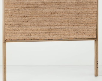 Handmade Headboard, Braided Rug—RUG ONLY