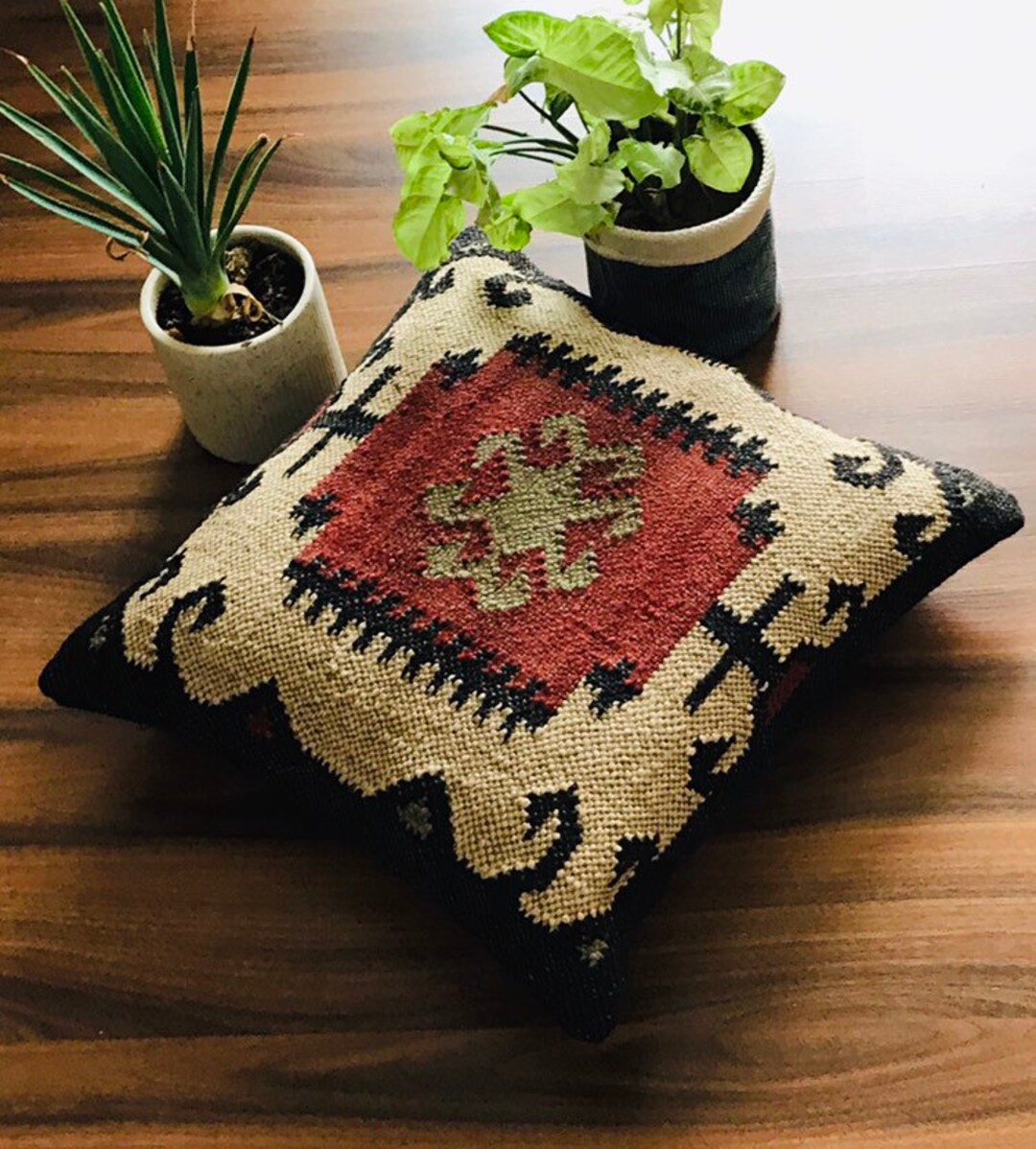 Handmade Kilim Cushion Pillows Kelim Cushion Set 18 X 18 Etsy