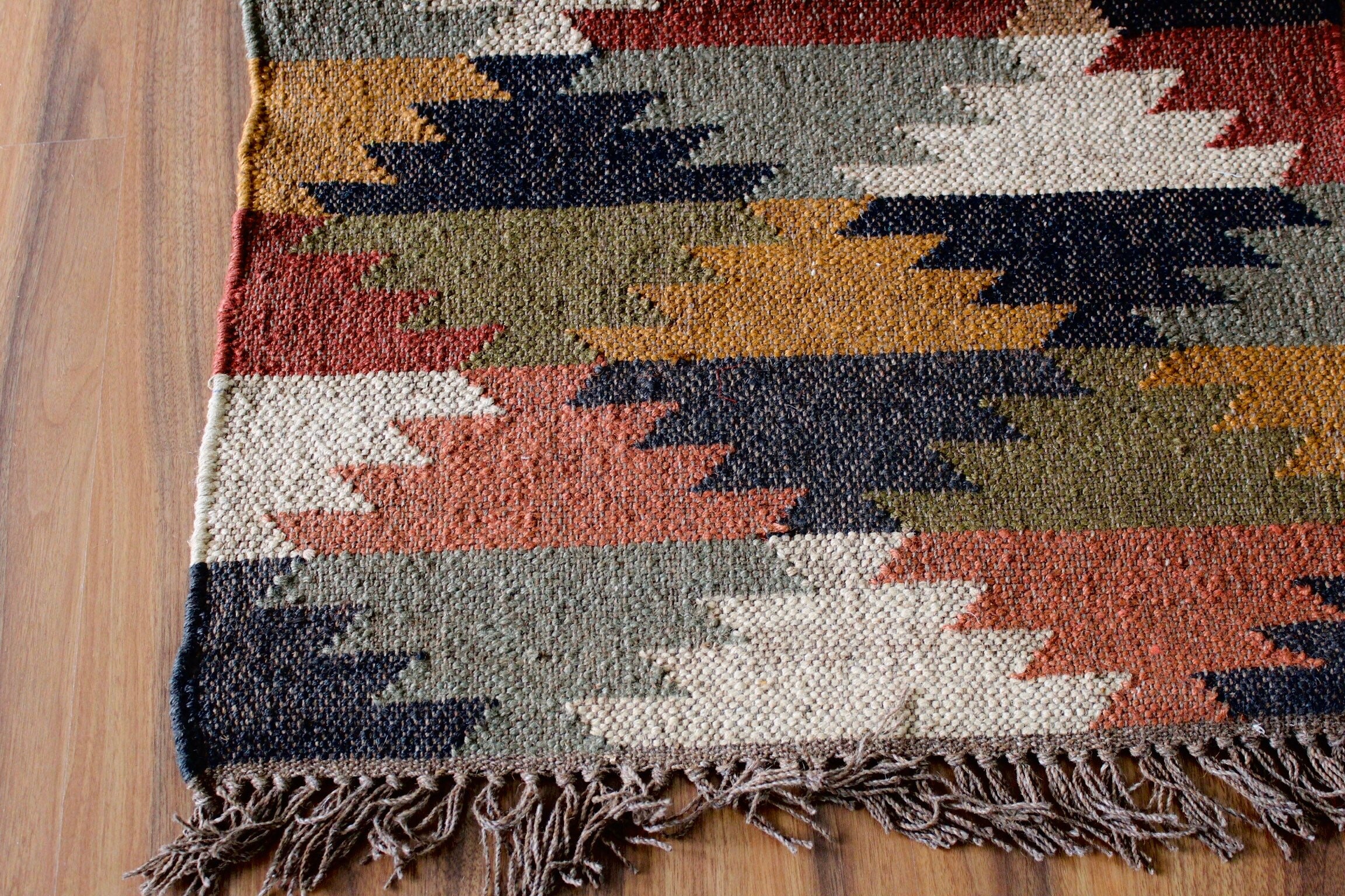 4' x 14' Vintage Kilim Runner Rug, Beige & Cream - Igors - Revival™