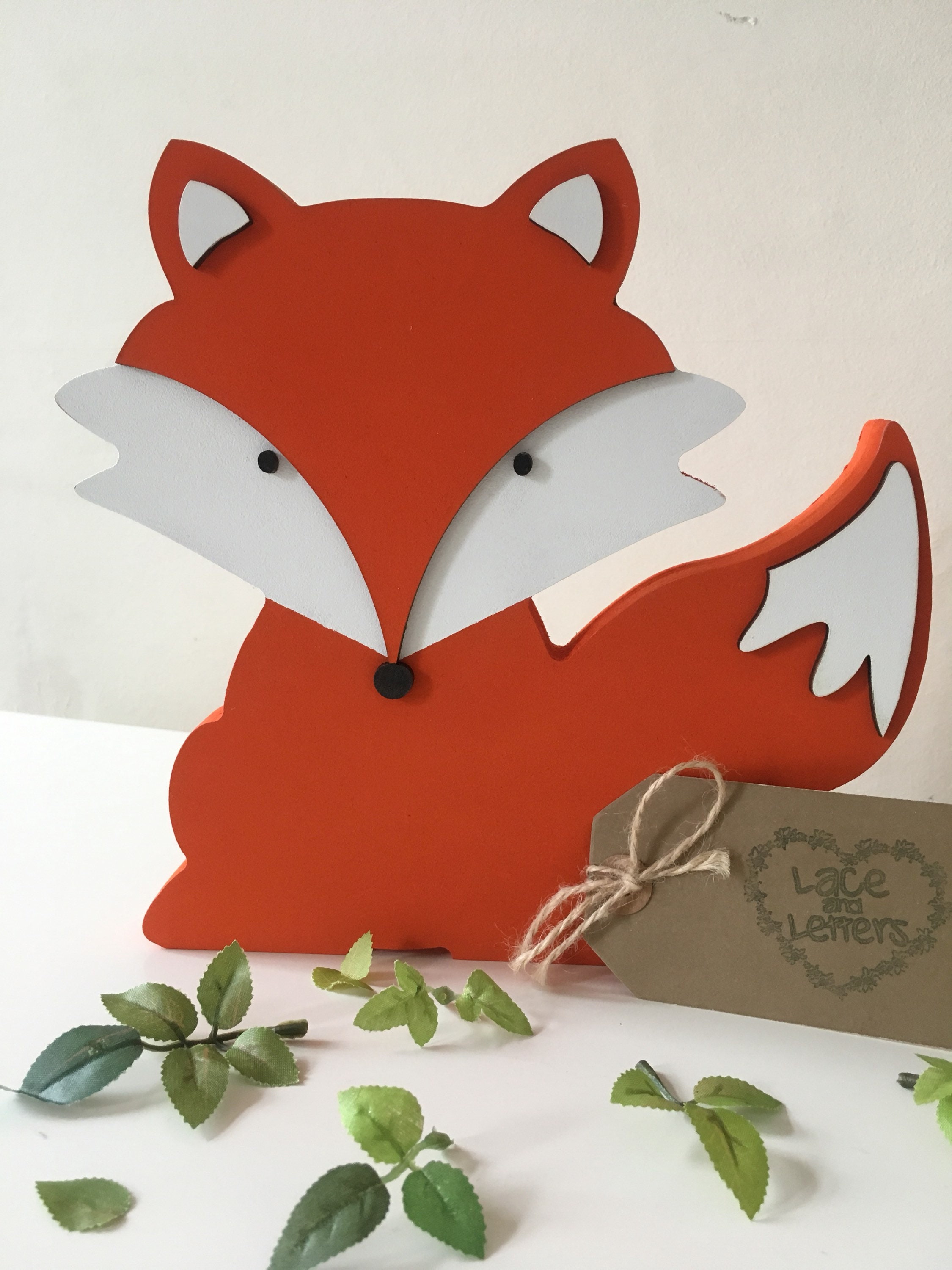 Fox Decor Fox Nursery Decor Woodland Themed Bedroom Decor Rustic Nursery Rustic Decor Gift For Fox Lover