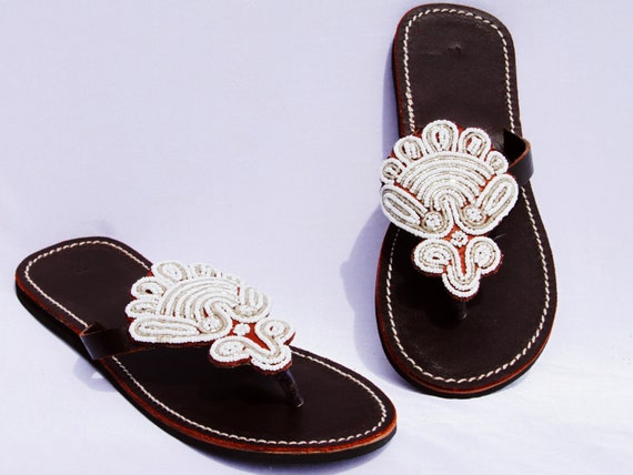 unusual flat sandals