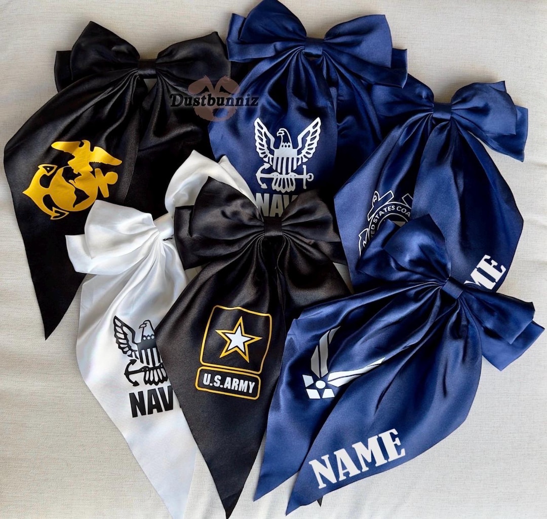 Military Clips Medium Military Bow Clip Custom - Etsy
