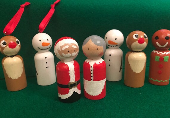 santa peg doll