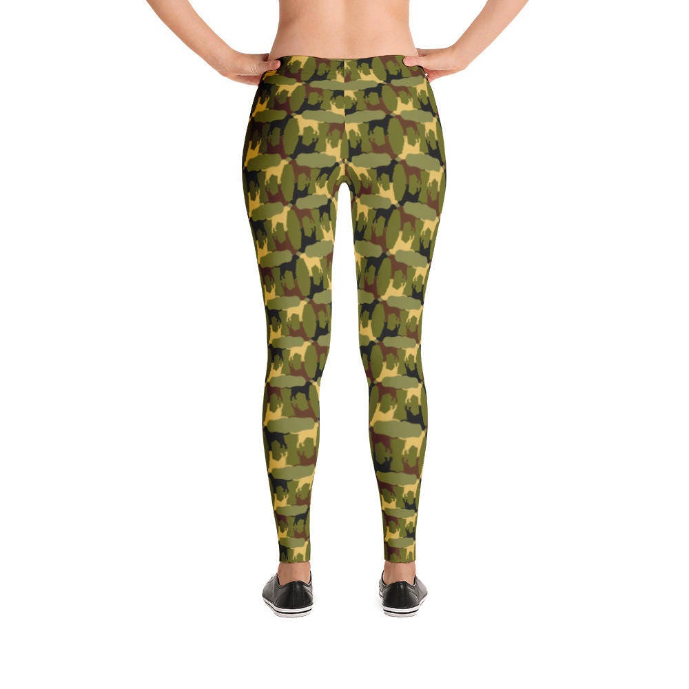 Labrador Retriever Camouflage Leggings, Cute Camo, Labrador Tights ...