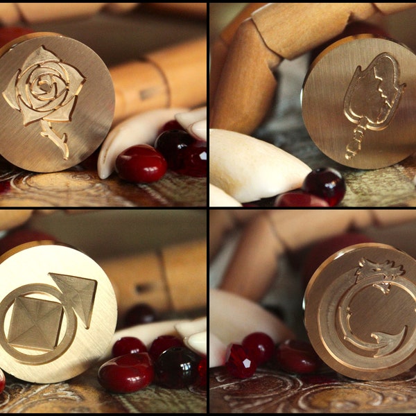 CUSTOM Wax Seal Stamps / Read Thoroughly Before Ordering! / LARP Tools / Tabletop /  Vampire the Masquerade