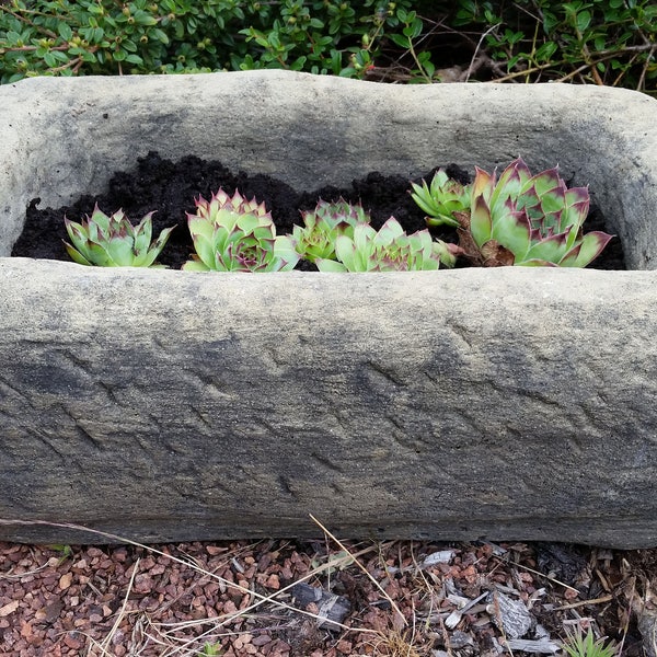 Trough plant trough plant pot small for planting artificial sandstone B 12