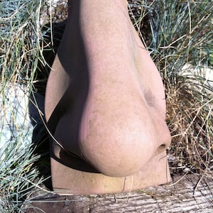 Nase Skulptur Kunst Sandstein Antik Look H 57