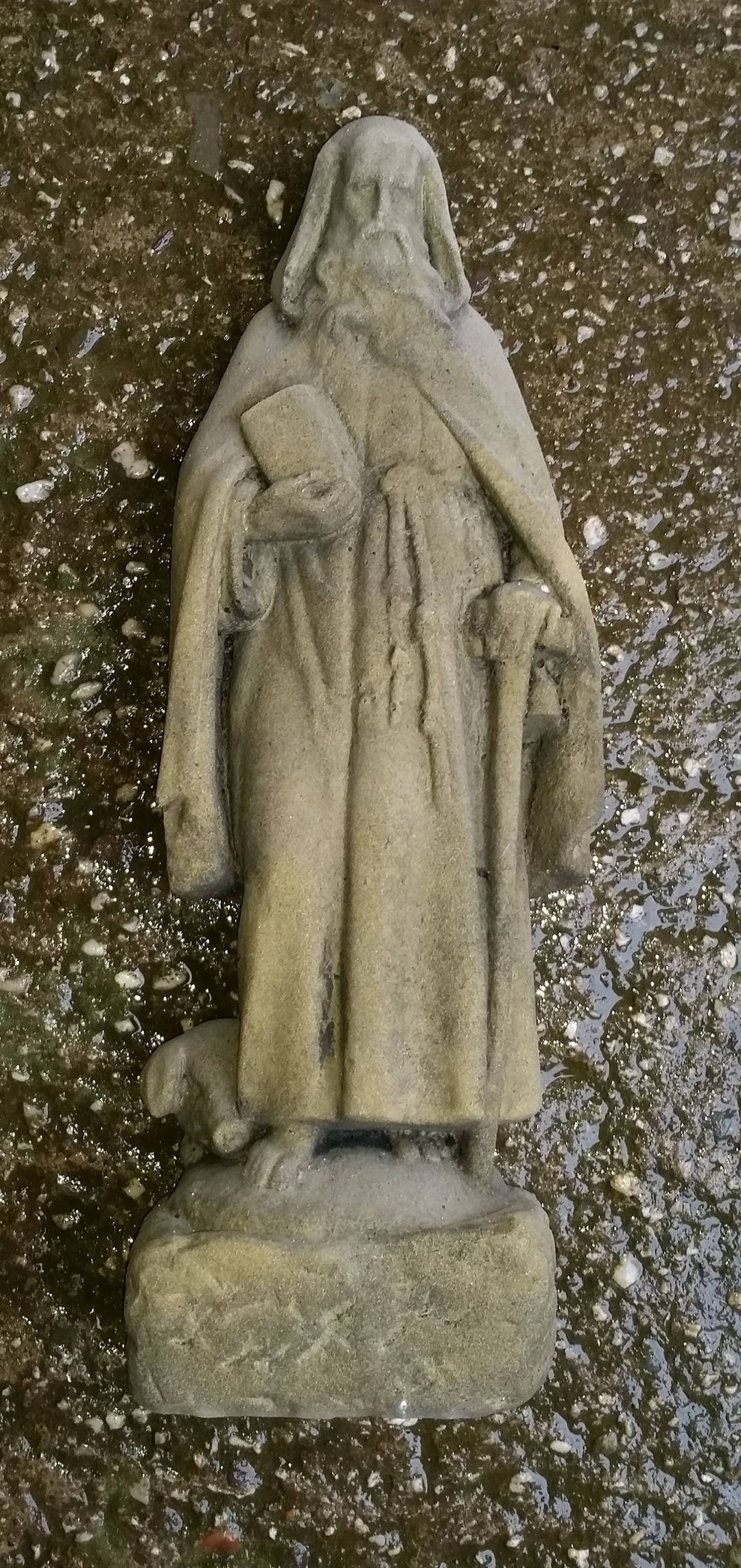 Heiliger Antonius der Große Einsiedler Skulptur Figur auch zum