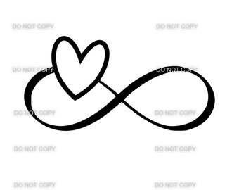 Download Infinity Heart Svg Etsy