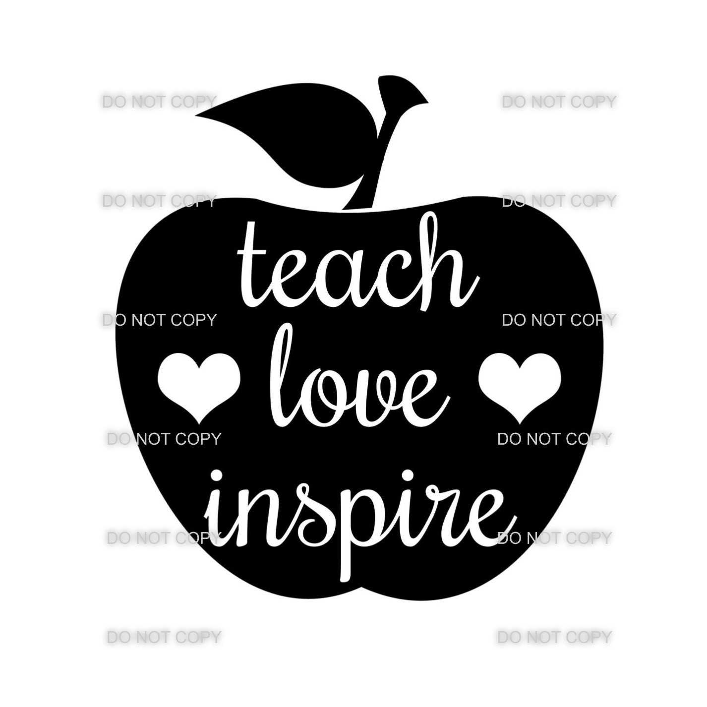 Download Teach Love Inspire Svg Etsy