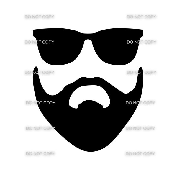 Sunglasses With Beard SVG