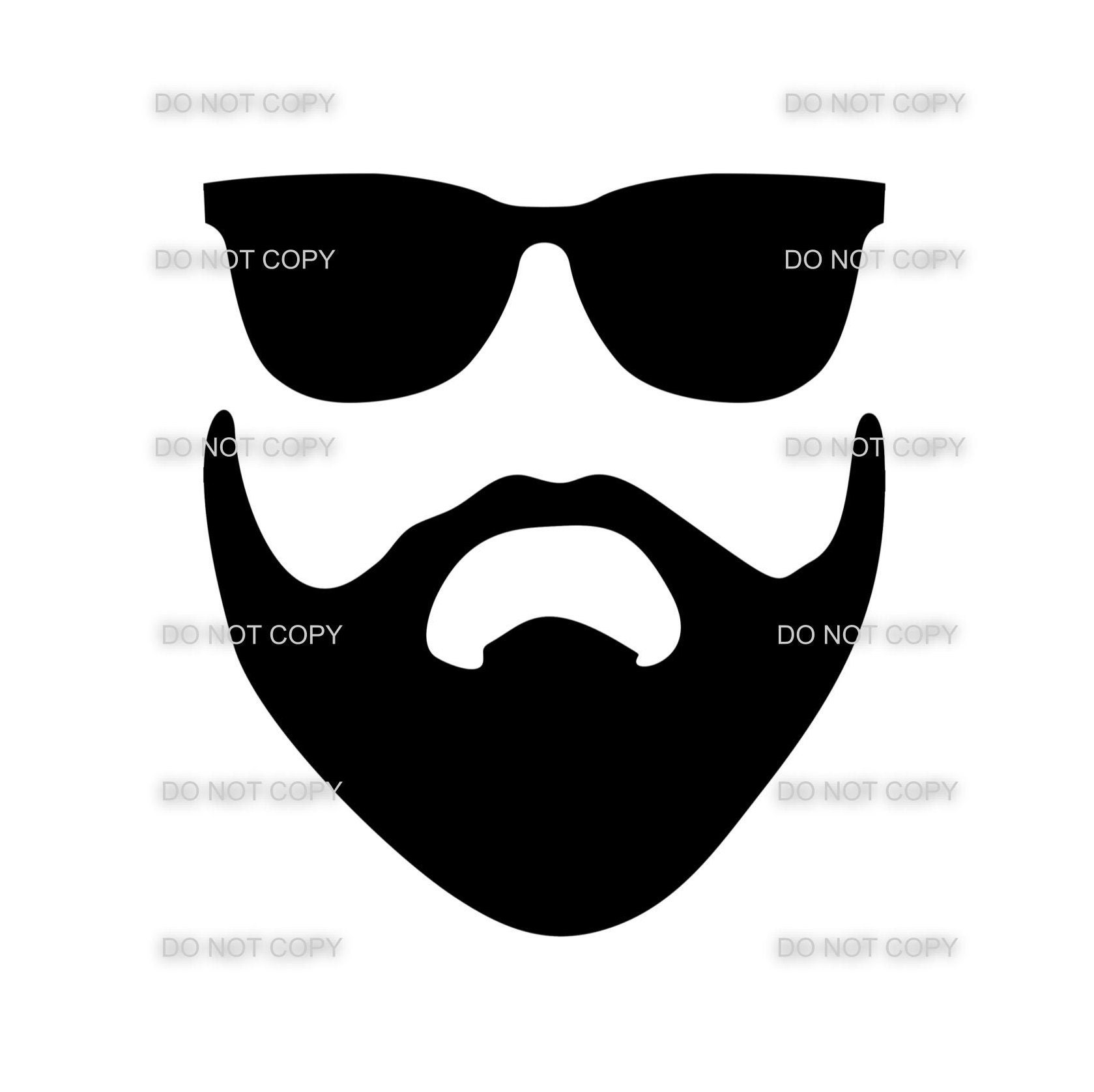 Man with Beard and Hat Logo Template PNG vector in SVG, PDF, AI, CDR format