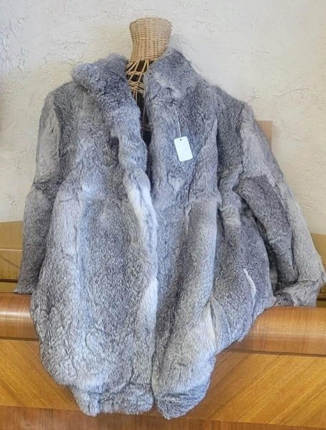 Vintage Rabbit Fur Jacket - Etsy