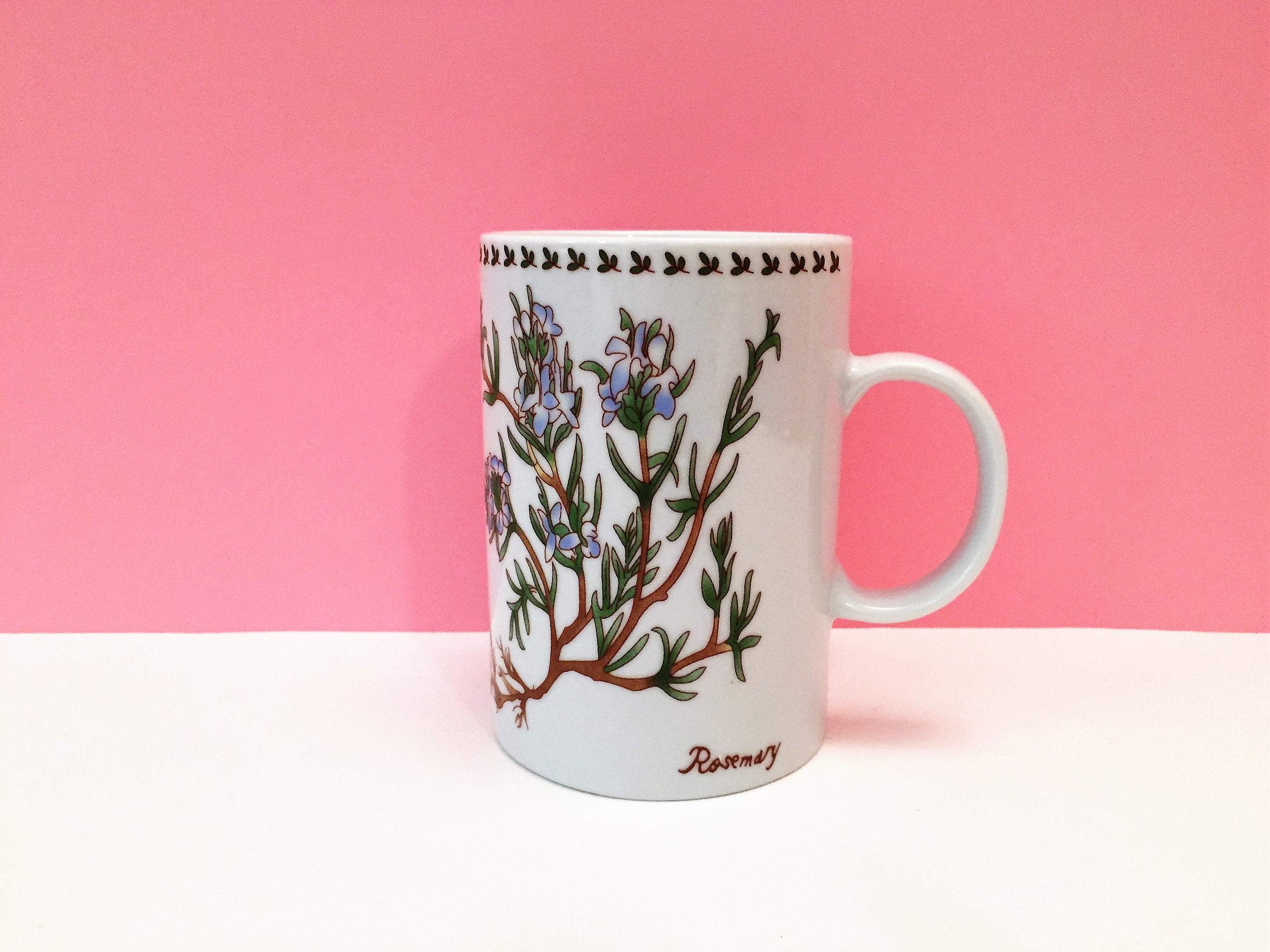 Mug Anglais Décor Romarin