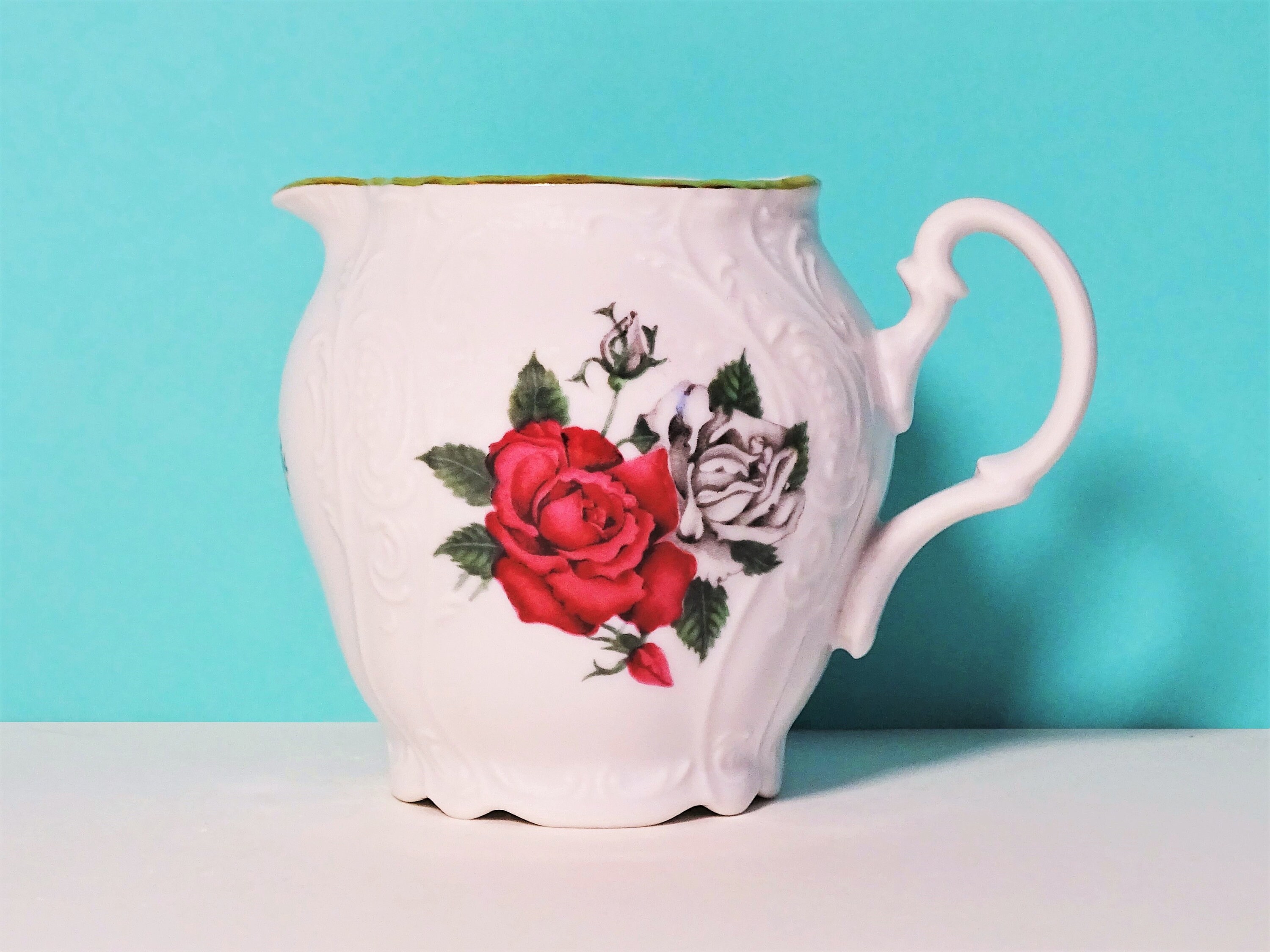 Crémier Ancien en Porcelaine Fine de Bohême - Bernadotte Czechoslovakia