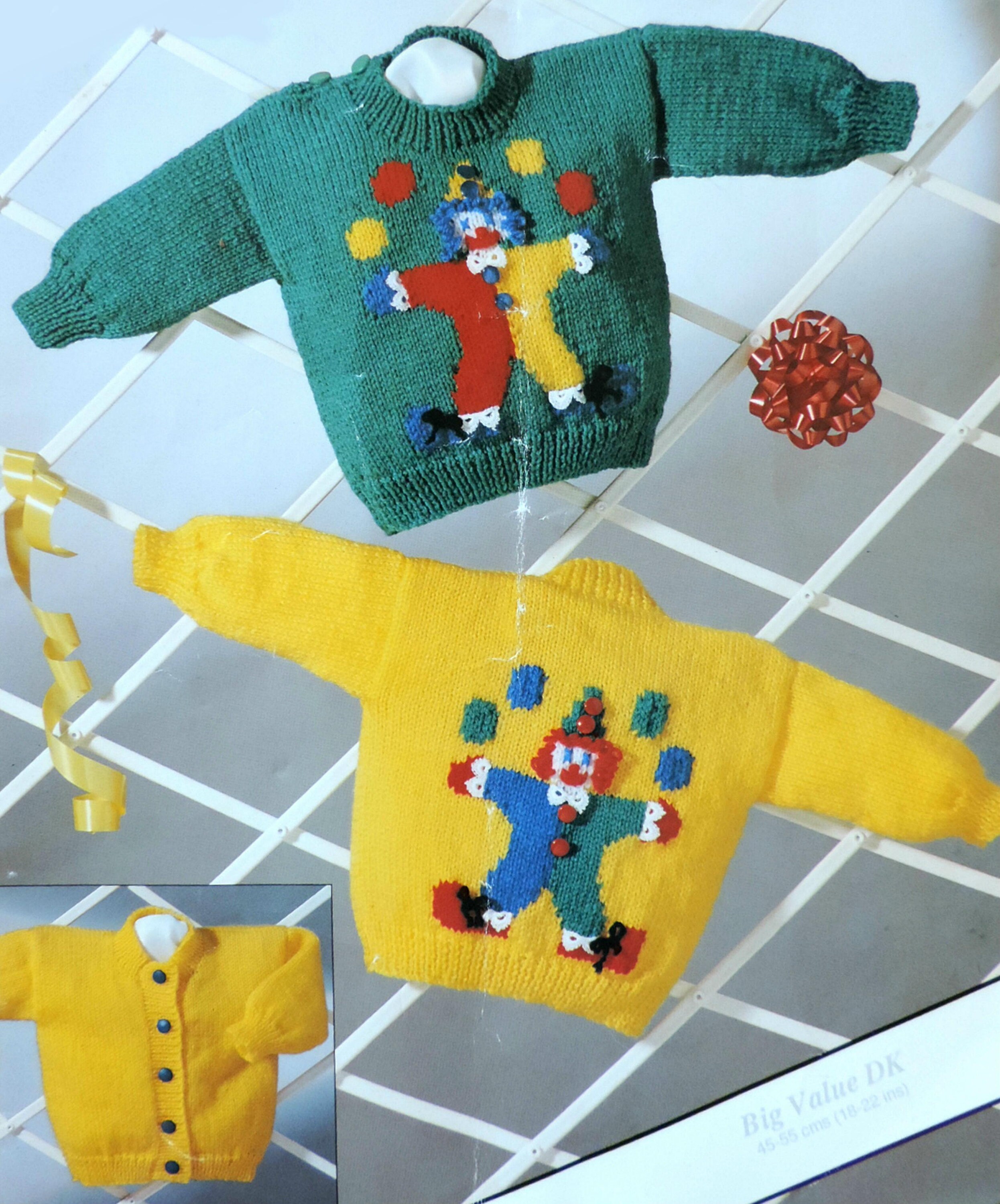 Clown Sweater \u0026 Cardigan Knitting 