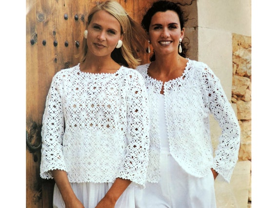 crochet lace sweater